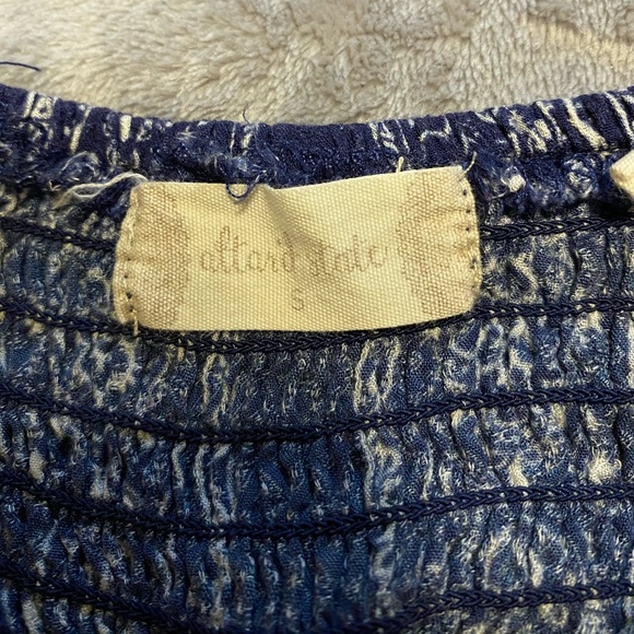 Blue Bandana Print Spaghetti Strap Top - Picture 4 of 4